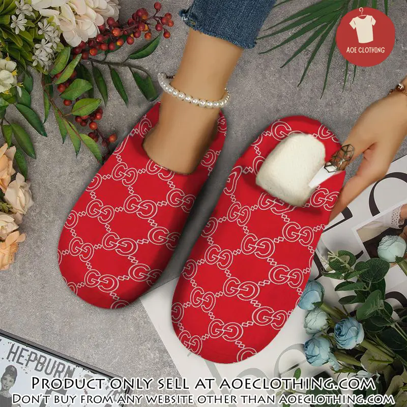 Gucci fleece slippers luxury inhouse slippers ihs1008 aoe2212055